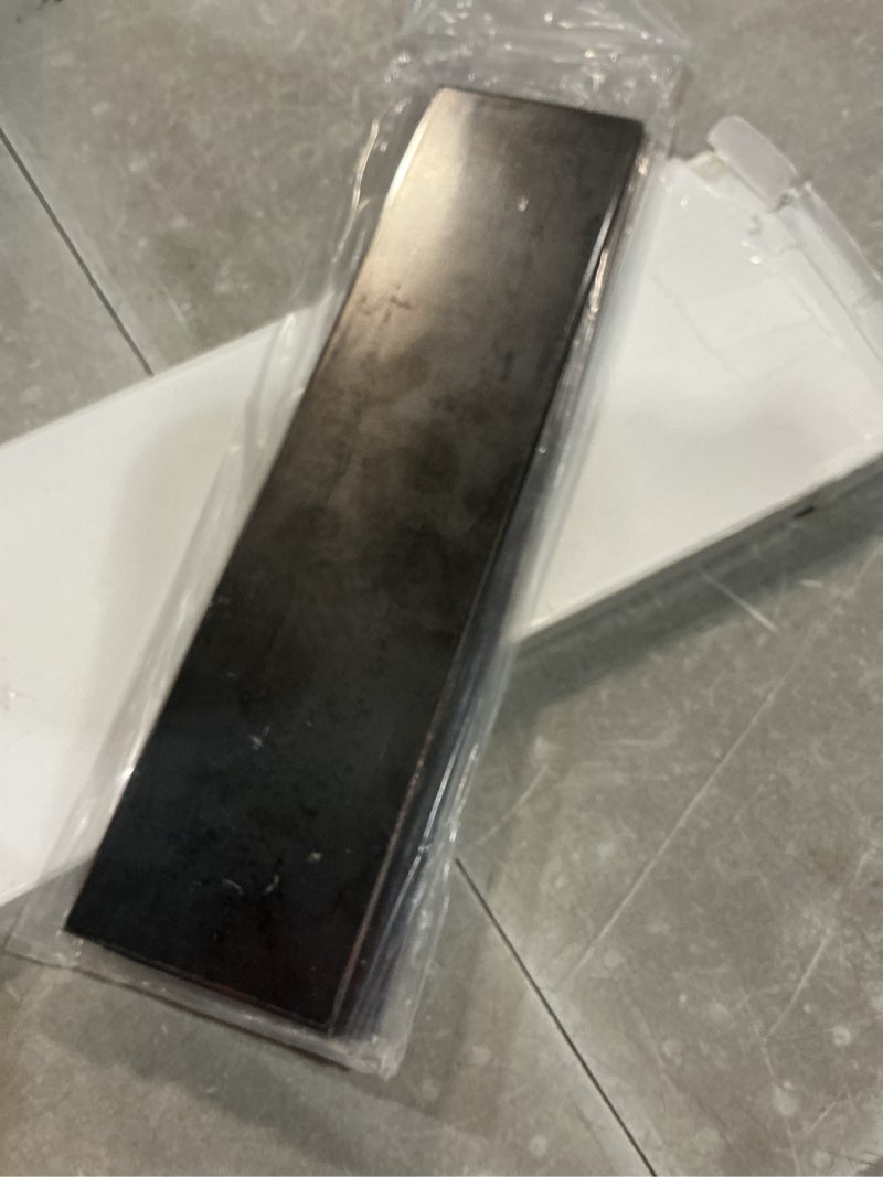 Condition photo showing New/Like New for tandefio 2 pcs 1/8 x 3 x 12 inches hot rolled mild steel plate steel flat plate sheet weldable flat stock black metal sheet for cutting, industrial machinery manufacturing residential 2 3 x 12 inch