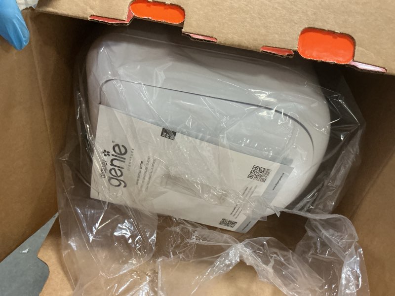 Condition photo showing Good Condition for Diaper Genie Signature Gift Set  Pail with 48 bags  White