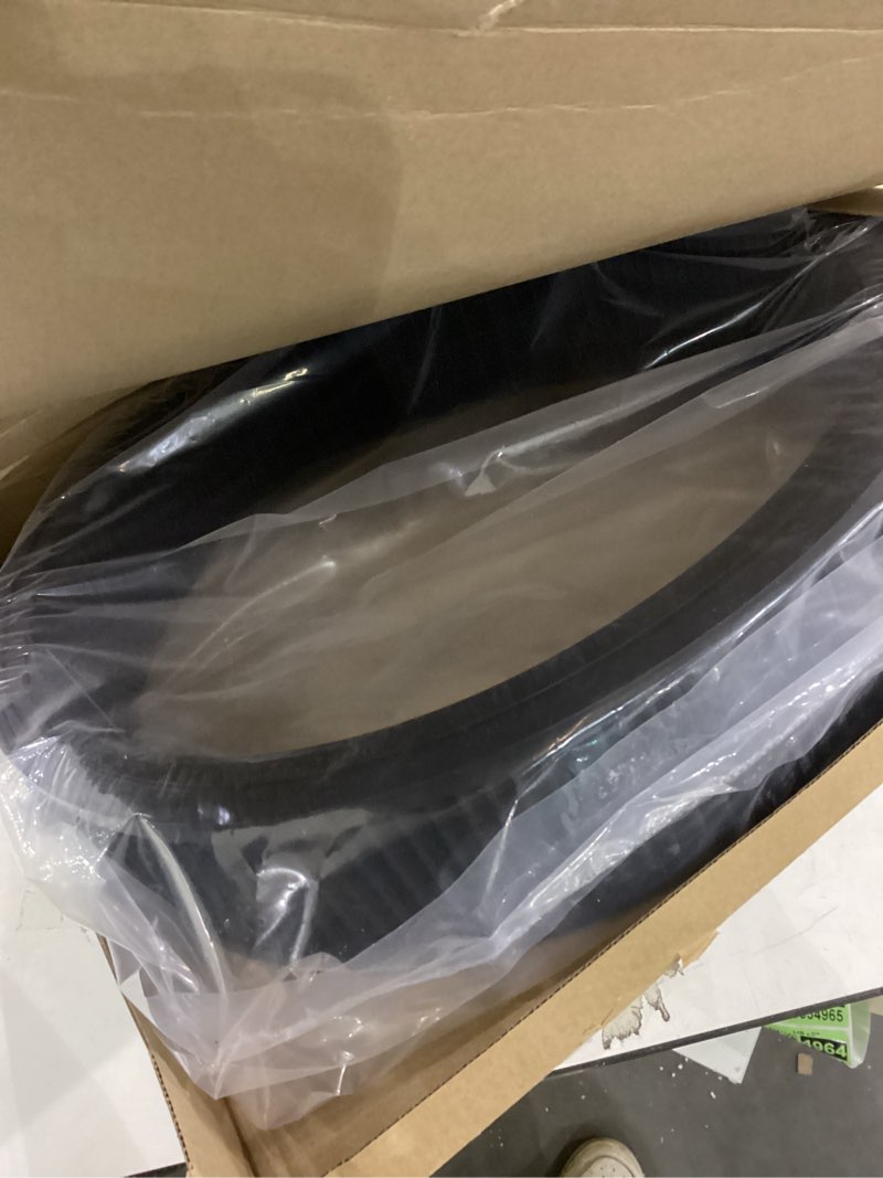 Black 14"x3" Air Filter Element Air Cleaner High Flow Replacement Washable and Reusable Round Cotton