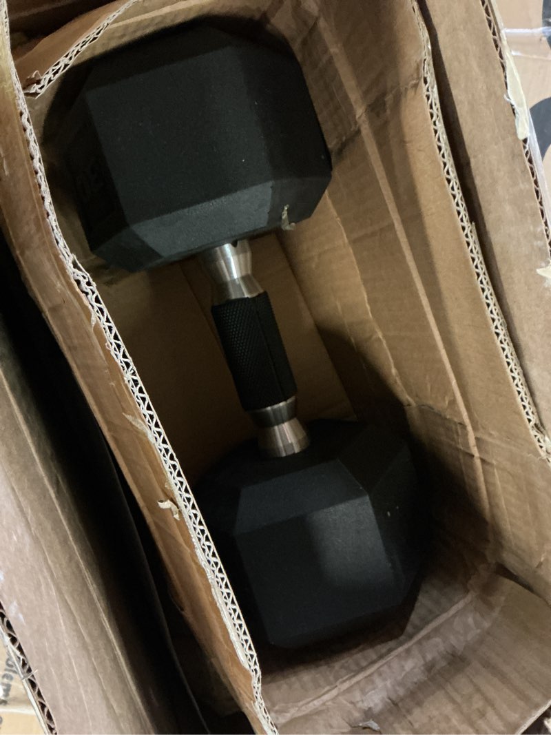 Condition photo showing New/Like New for CAP Barbell Coated Dumbbell Weight | Multiple Options Pairs & Sets Comfort Grip 30 lb - Pair(incomplete)