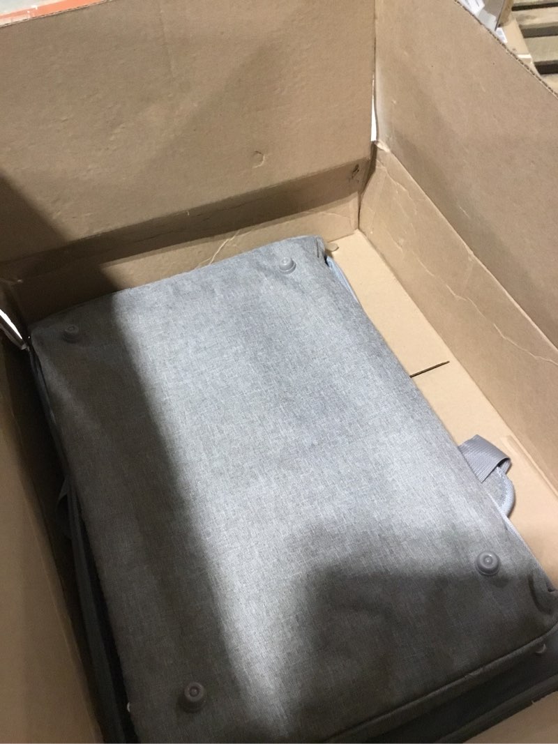 Condition photo showing As Is for Cat Carrier Soft for Pets Up to 15 Lbs, Cat Travel Bag Soft-Sided with Padded Shoulder Strap, Pet Dog Carriers for Small Dogs Travel Puppy Carry Airline Approved, Grey 17"L x 11"W x 11"H Grey