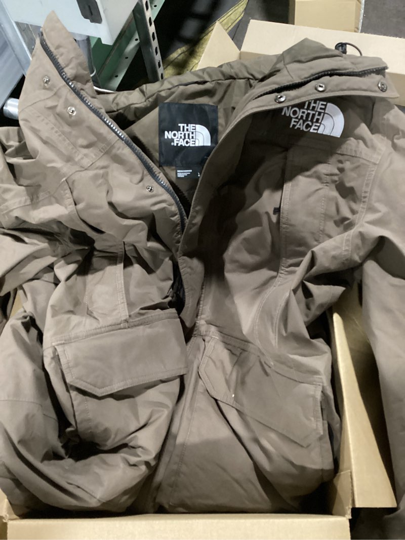 Condition photo showing Good Condition for the north face men's carto triclimate waterproof jacket large smokey brown/tnf black