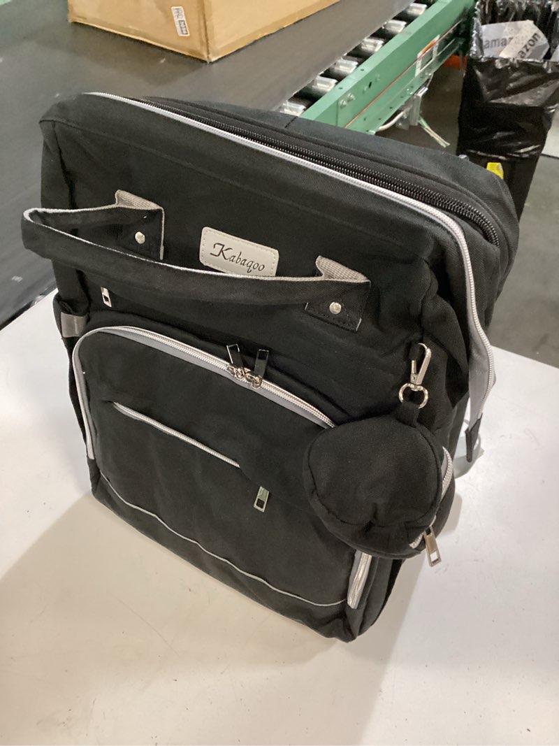 Condition photo showing New/Like New for kabaqoo black backpack
