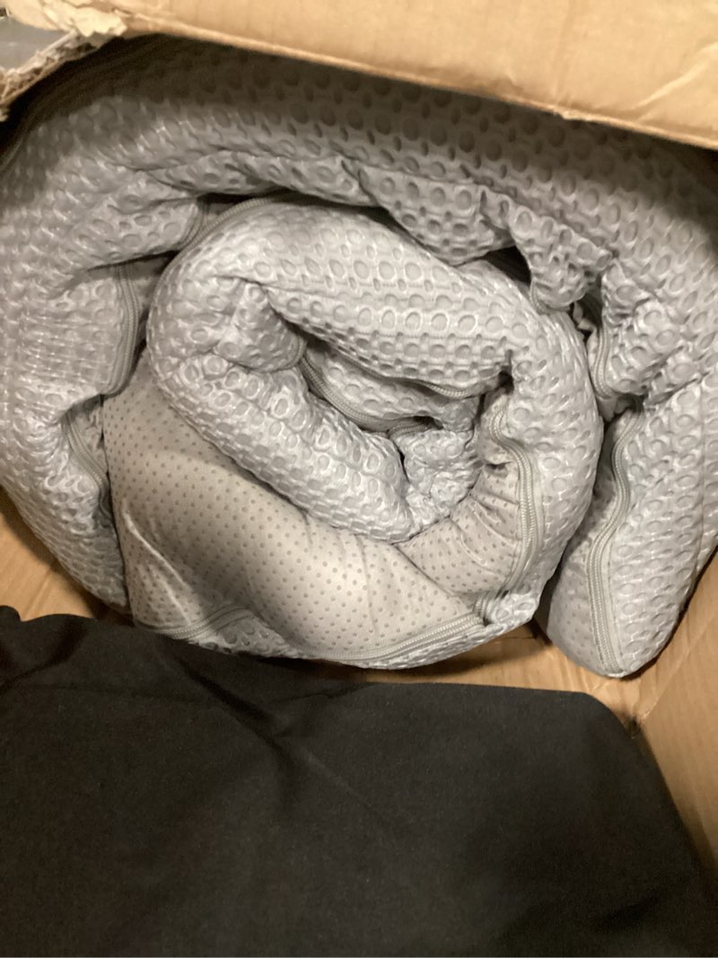 Condition photo showing As Is for Gonex Foam Mattress for Tesla Model Y 3, 2" Foam Car Camping Mattress with Washable Mesh Cover for Superior Support, Foldable with Storage Bag, Fits Frunk Trunk, Portable for Road Trips, 76" x 43"