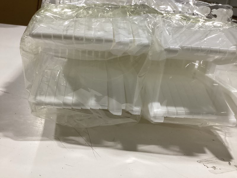 Condition photo showing Good Condition for 24" Extra Tall Fence for Christmas Tree,24PCS White Picket Fence Baby Gate Barrier with Snowflakes&Tree Patterns Christmas Tree Gate for Pets & Kids(24" H x 5" W Each)