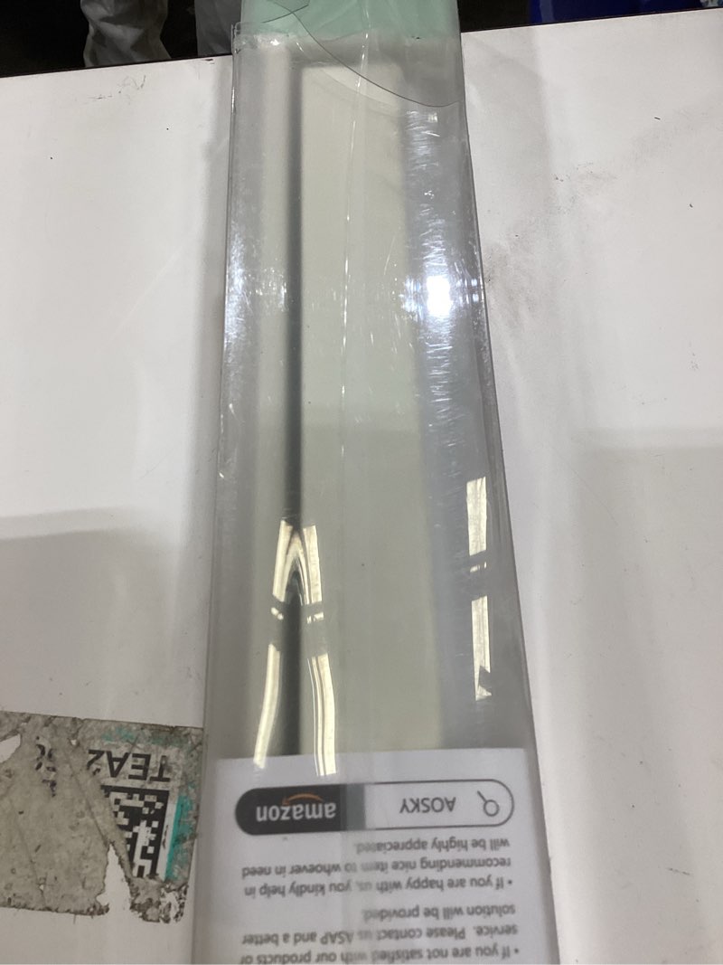 Condition photo showing New/Like New for AOSKY Linen Roller Blinds Shades for Indoor Windows Pull Down Cordless Blackout Black Out Window Shade 25 inch Blinds for Home Linen 25"W x 72"H Linen?aluminum Cover?