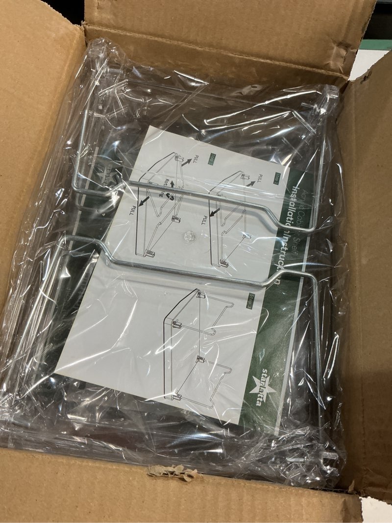 Condition photo showing New/Like New for Acrylic Cabinet Organizer Shelf,4 Pcs Stackable Kitchen Counter Shelves,Spice Rack,Countertop Organizers,Clear Plastic Storage Organization for Makeup?Bathroom,Cupboard,Desk,Pantry clear 4 pack