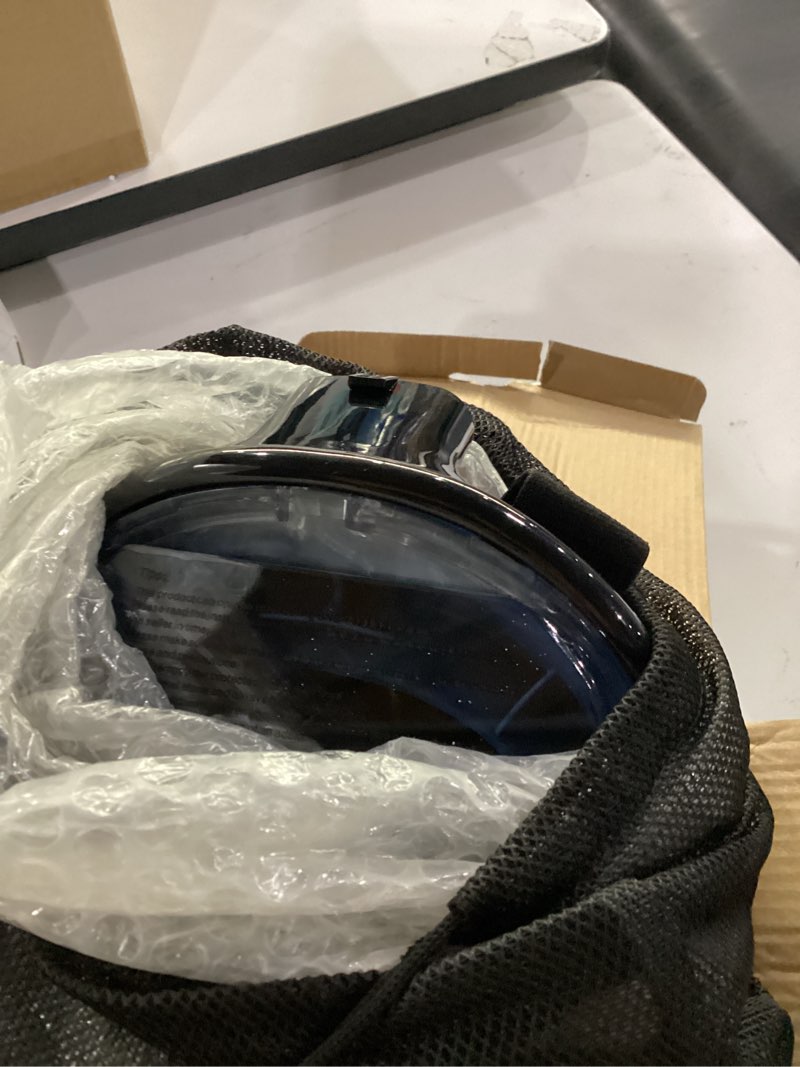 Condition photo showing Good Condition for greatever full face snorkel mask, snorkeling gear for adults with latest dry top breathing system and detachable camera mount, foldable snorkel set for family snorkeling trips, anti-fog & anti-leak 2 pack - cerulean blue+green small-medium