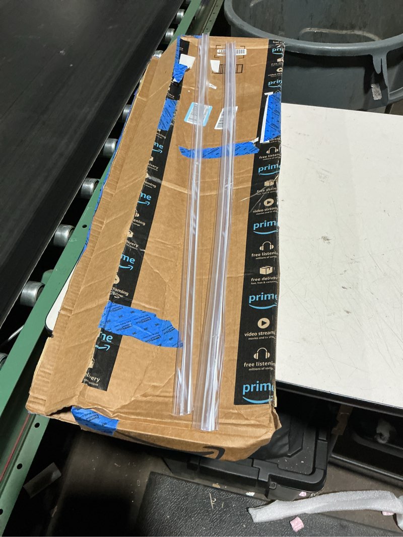 2-pack shower door bottom seal (3/8'' x 39'') glass shower door seal strip with drip rail frameless 