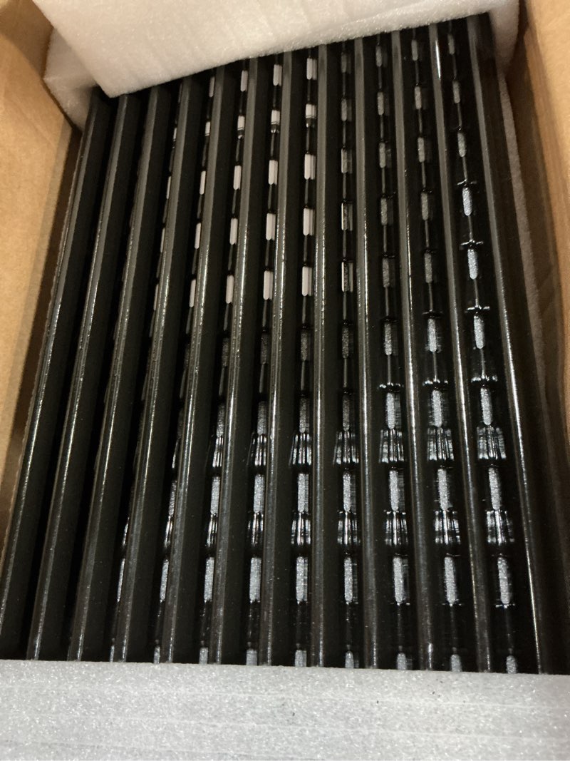 Condition photo showing New/Like New for grill grates for charbroil performance tru-infrared 2 burner 463633316 463672016 463672219 463370719 463672216 gas grills, replacement parts for charbroil g460-0500-w1 porcelain-enameled emitter plate 17"d x 17"w