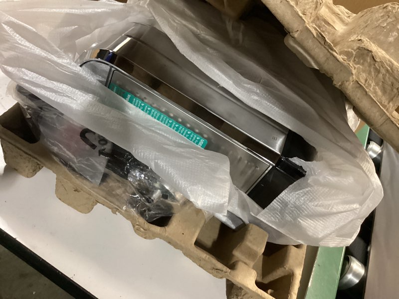 Condition photo showing As Is for CASABREWS CM5418 Espresso Machine 20 Bar, Compact Espresso Maker with Steam Milk Frother, Stainless Steel Coffee Machine with 34oz Removable Water Tank for Cappuccino, Gift for Women or Men, Silver A-Silver Button