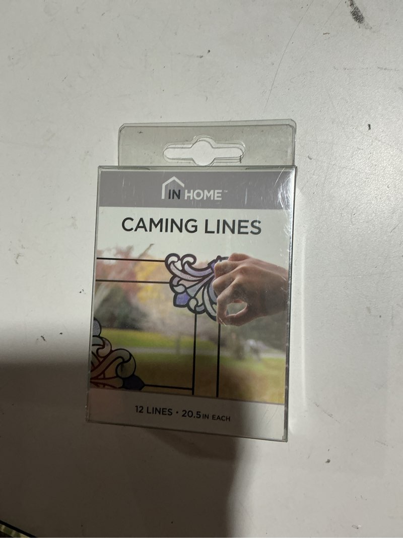 Condition photo showing Good Condition for In Home InHome NH2366 Caming Line Stained Glass Decals, Black 12 Count (Pack of 1)