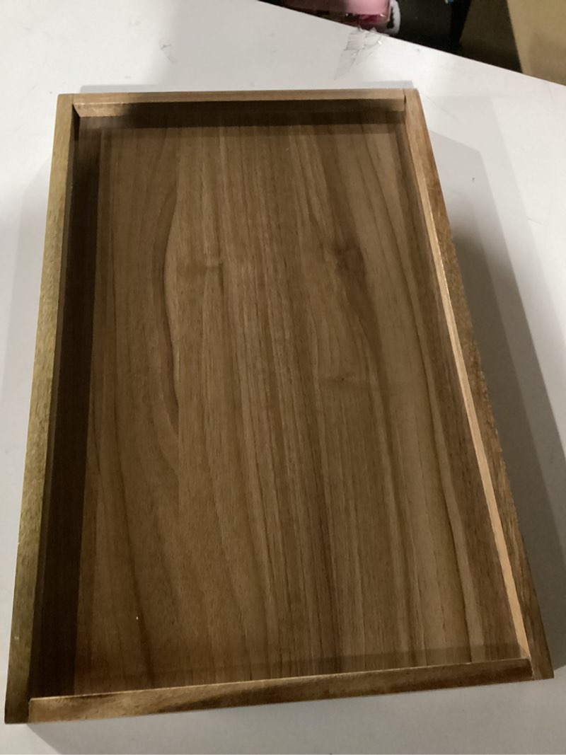 Condition photo showing Good Condition for Bamboo Breakfast Tray with Foldable Legs & Detachable Stand | Ergonomic Handle | Portable Bed Tray for Eating, Working, Laptop, Tablet, and Phone?Vintage Walnut?