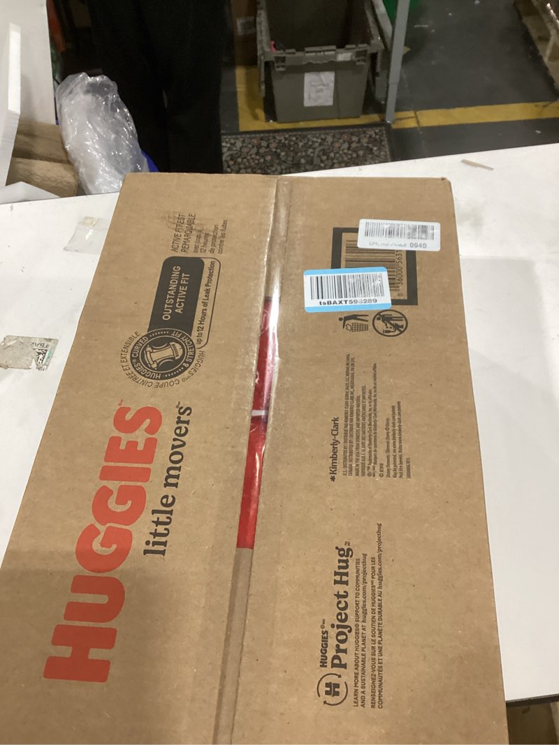 Condition photo showing New/Like New for Huggies Size 3 Diapers, Little Movers Baby Diapers, Size 3 (16-28 lbs), 168 Count (6 Packs of 28), Packaging May Vary