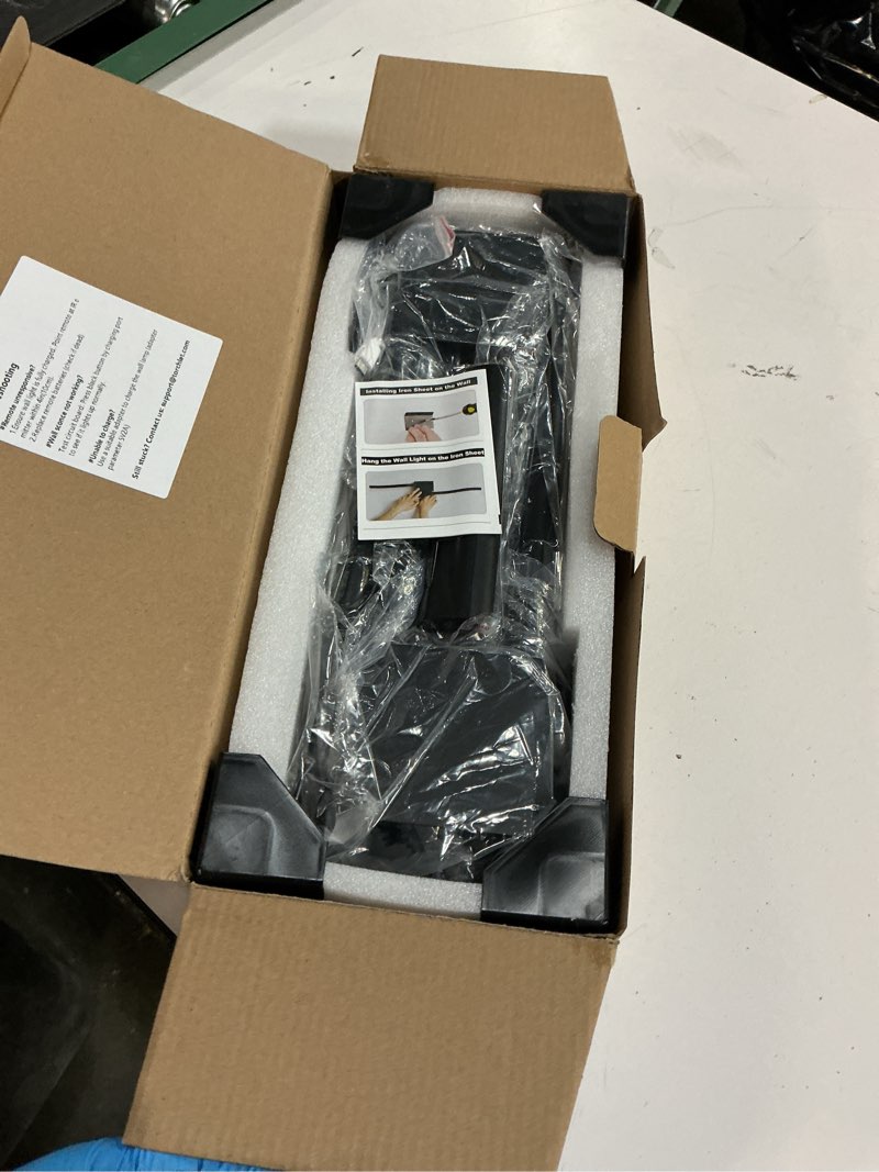 Condition photo showing Good Condition for battery operated wall sconce, wireless wall lamp set of 2 rgb dimmable rechargeable wall lights with bulbs and remote, 12 colors gold wall sconces for bedroom nightstand living room hallway