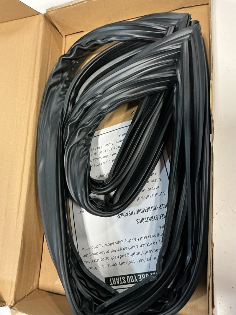 Condition photo showing New/Like New for upgrade 41.14"x26.18" wr14x27236 refrigerator door gasket replacement compatible with ge refrigerator door seal fridge gasket wr14x21221 wr14x21234 eap11774648 ps11774648 ap6041579 gte16dthlrbb black