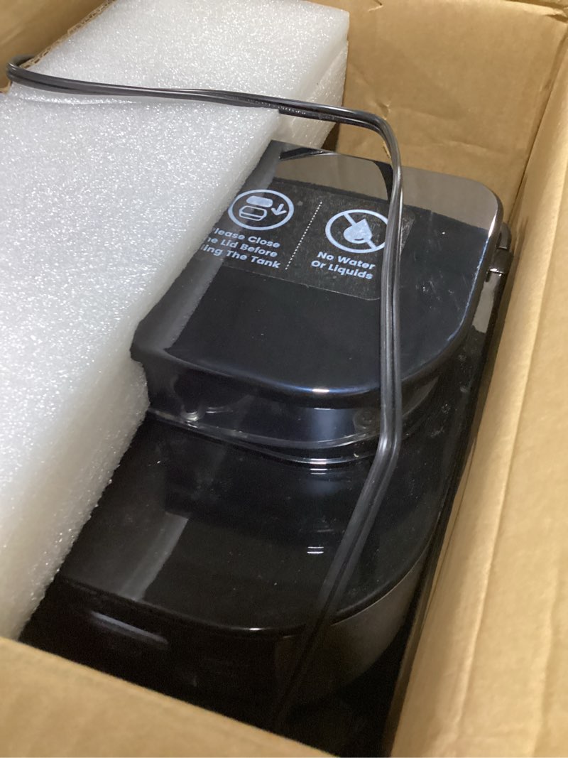 Condition photo showing As Is for gevi 10-cup drip coffee maker with built-in burr grinder & programmable timer, 1.5l water tank, auto keep-warm, reusable filter - fresh ground coffee machine (black) 12.4"d x 8.4"w x 16.9"h