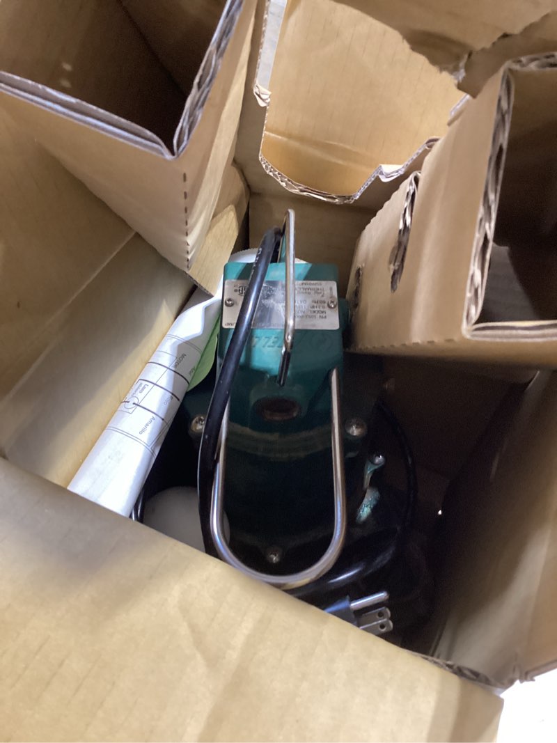 Condition photo showing As Is for zoeller 0.33-hp 115-volt cast iron submersible sump pump