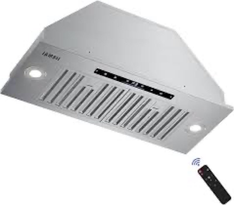 Range Hood 30 Inch Built-in/Insert Vent Hood Stainless Steel Kitchen Hood, 900 CFM Gesture/Touch Con