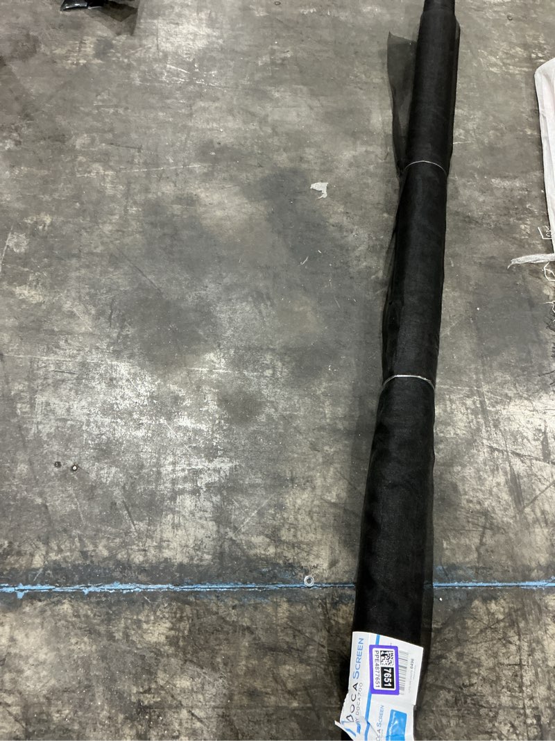 Condition photo showing Good Condition for doca 84 in x 100 ft window screen mesh - window screen replacement, fiberglass mesh roll for window, patio screen, porch screen, or door - charcoal 84 in x 100 ft charcoal
