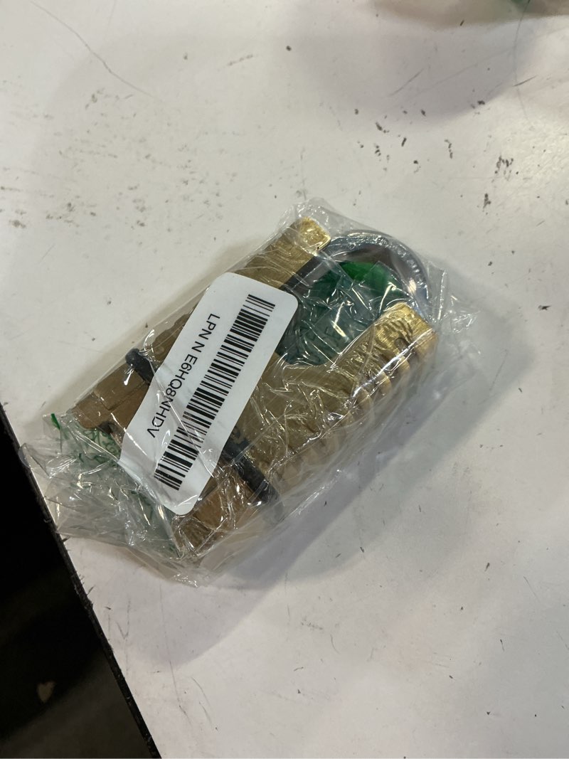 Condition photo showing Good Condition for master lock proseries brass padlock, set your own combination lock, commercial grade locks with code for tools, fences, gates, 2-1/4 inches wide, 1177d