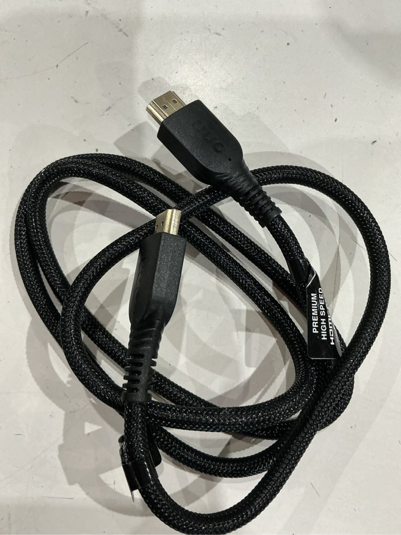 Condition photo showing Good Condition for onn. 4 feet high-speed hdmi cable, nylon-braided for television, black