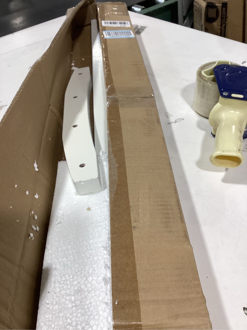 Condition photo showing As Is for frenchi home furnishing kid's clothes hanger white 19.7 x 15.7 x 43.3 in