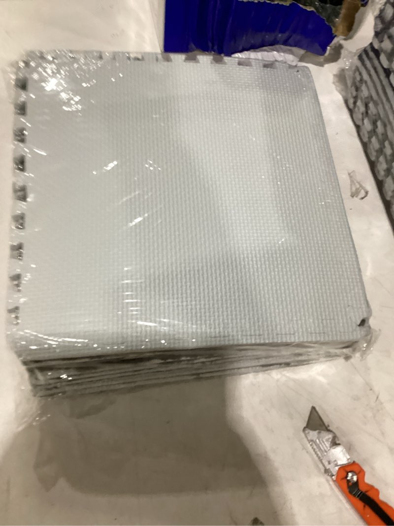 Condition photo showing As Is for fuzz floor squares