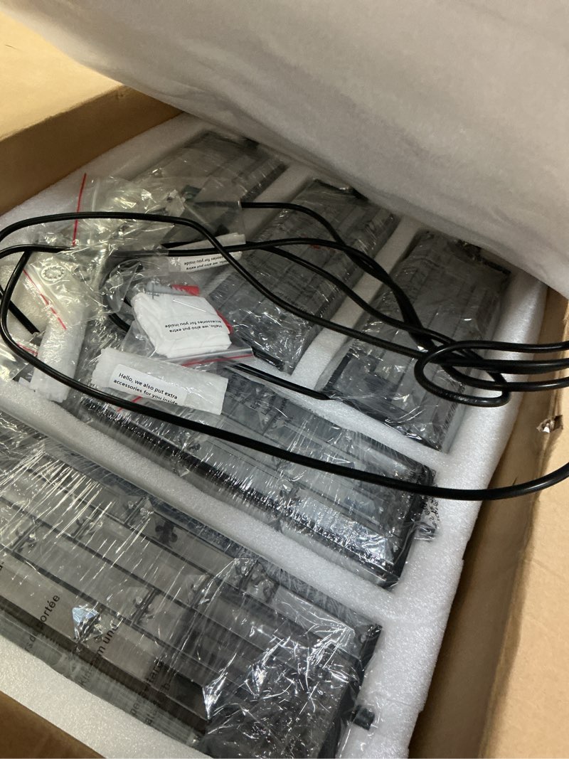 Condition photo showing Good Condition for Black Pendant Lighting Modern Pendant Light, Mini Crystal Chandeliers,Adjustable Pendant Light Fixture for Kitchen Island Dinning Room Bedroom (5 Light) Black 5-Light