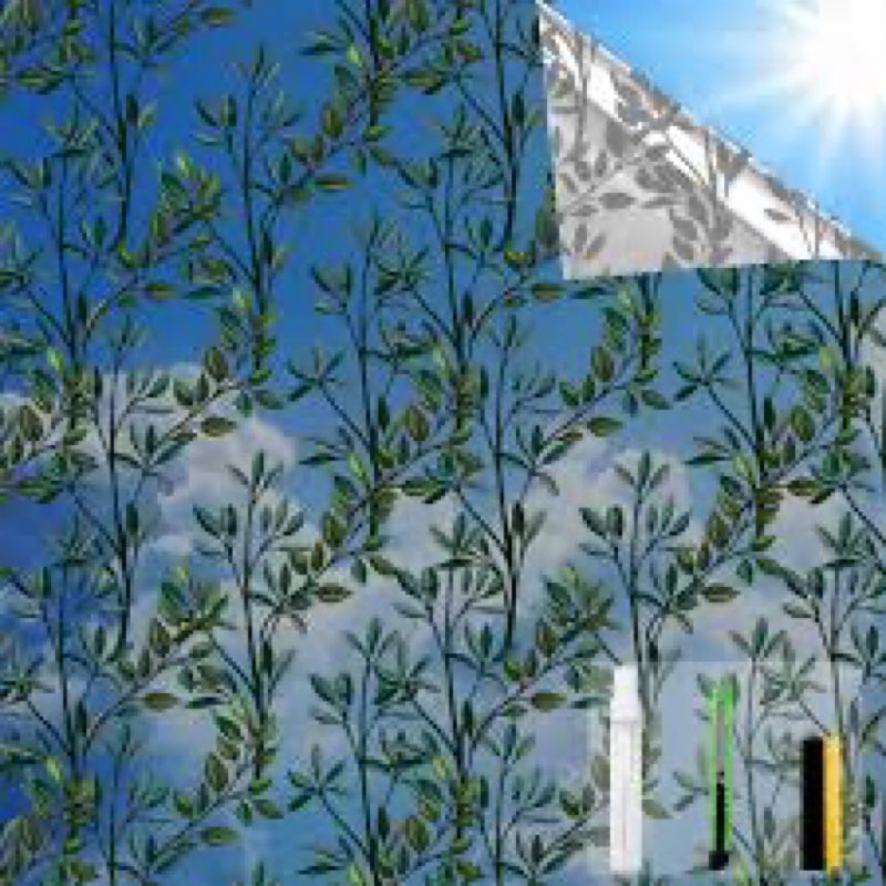 QHYsunshine One Way Privacy Film, Window Tint for Home,Daytime Reflective, Anti UV Static Cling Slid