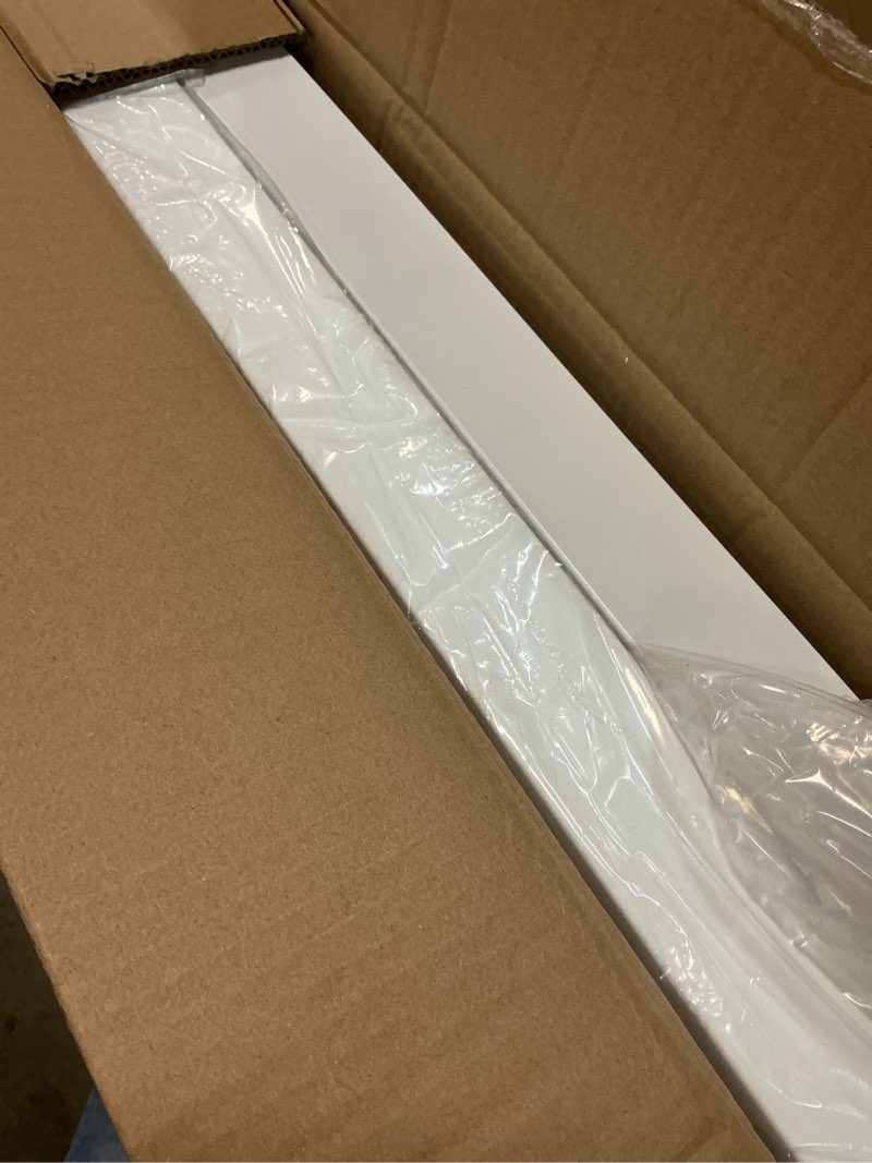 Condition photo showing Good Condition for heavy duty white metal table legs - 28 inch square tube dinning table legs (4 only legs) 18inch wide rectangle-white