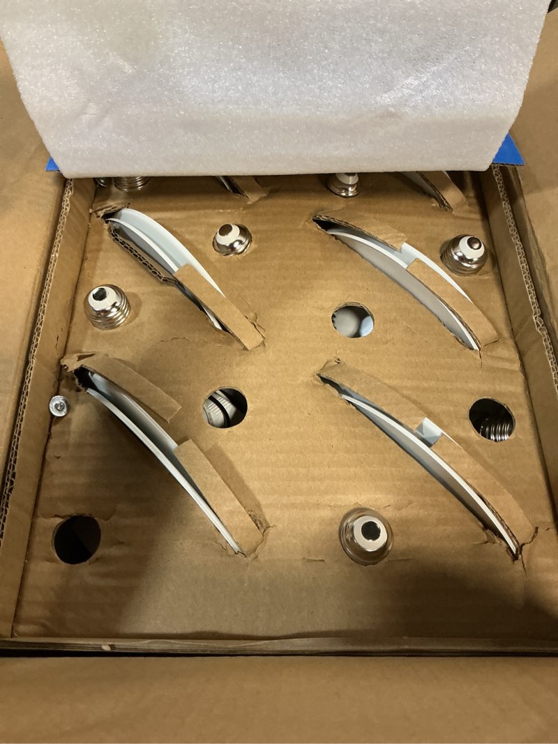Condition photo showing New/Like New for 12 pack 5/6 inch 5cct led recessed lighting retrofit, 2700k/3000k/4000k/5000k/6500k selectable, dimmable can lights with baffle trim, 12w=150w, high brightness 1000lm, ic& wet rated, etl&fcc certified 2700k/3000k/4000k/5000k/6500k-5cct selectable 12pack