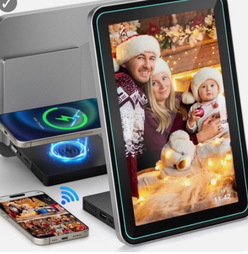 Monitech Digital Picture Frame 10'1,32GB Digital Frames for Photos Electronic-