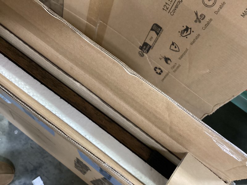 Condition photo showing Good Condition for PayLessHere | 32 Inch Computer Desk | Brown | Office Desk with Metal Frame, Adjustable Feet | Water-Resistant, Scratchproof Surface | Sturdy Writing Table for Home Office or Study | Pack of 1 32 Inch Brown