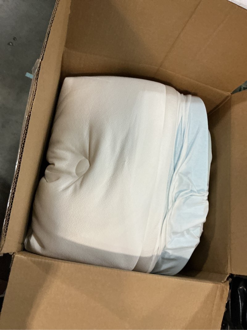 Condition photo showing As Is for (Similar )4 Inch Memory Foam Mattress Topper Queen Size - Dual Layer 3 Inch Cooling Gel Memory Pad and 1 Inch Pillow Top Mattress Cover for Back Pain - 60\" x 80\" x 4\"