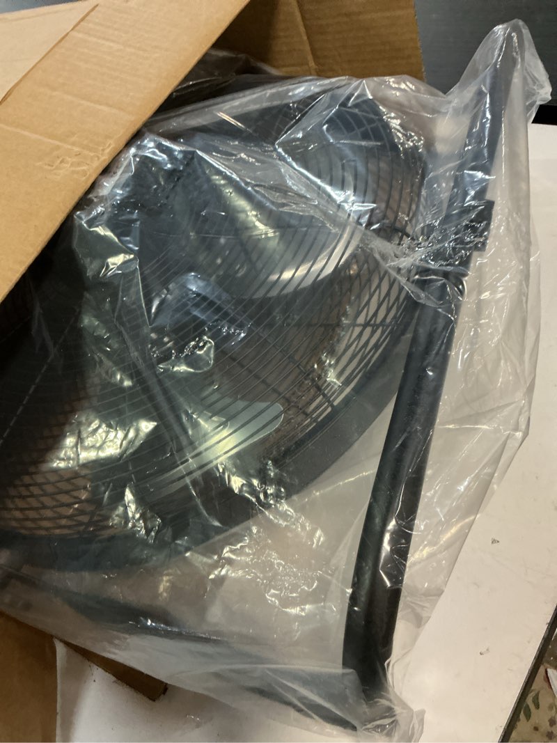 Condition photo showing Good Condition for 20" large solar fan, portable battery operated floor fan, 50w rechargeable solar powered wireless camping fan outdoor, waterproof, hi-airflow, cordless, for outside home garage gym patio travel 20" fan large kit