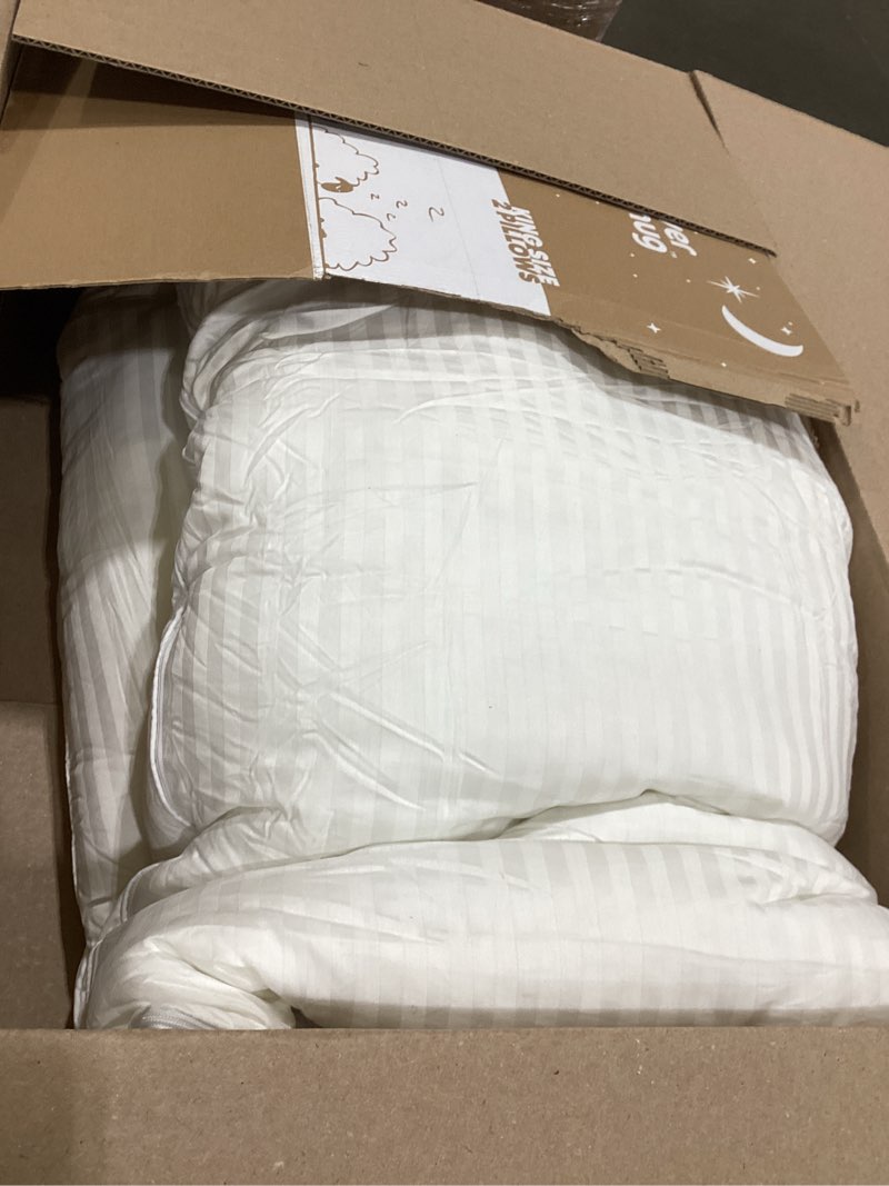 king size 2 pillows