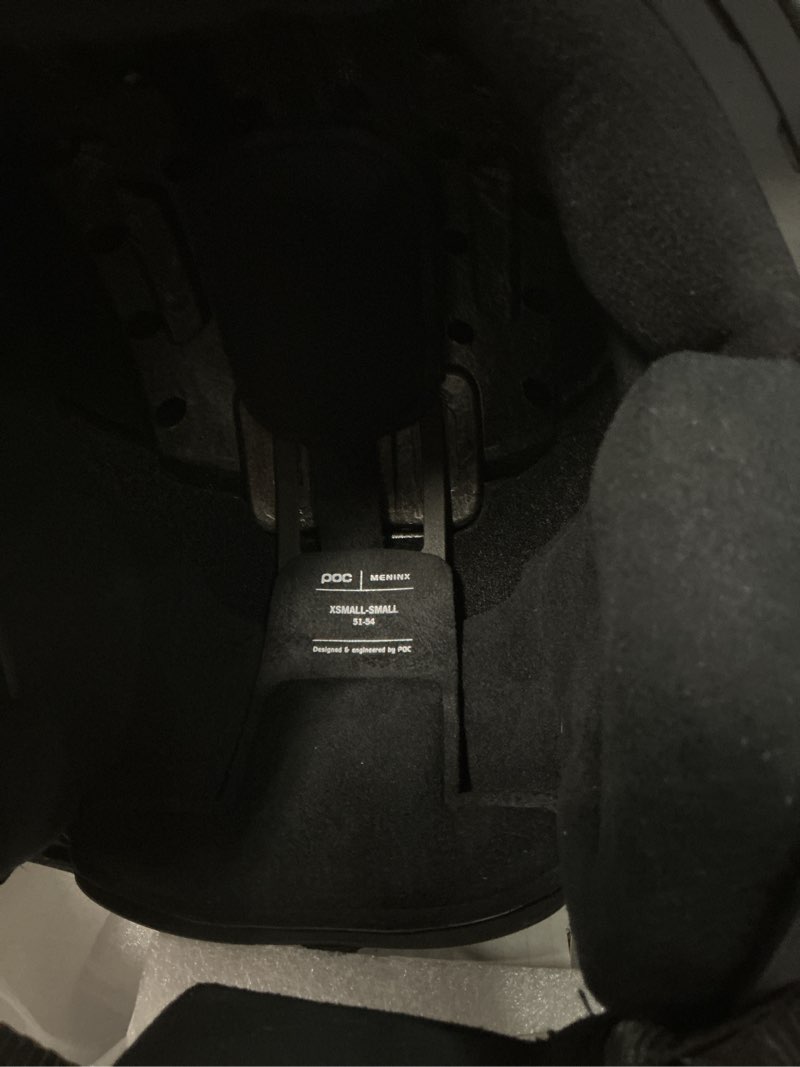 Condition photo showing New/Like New for poc meninx size xsmal- small