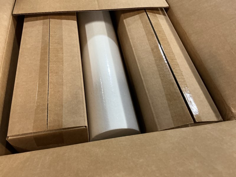 Condition photo showing New/Like New for ispring f3wcb32ks 20" x 2.5" whole house water filters for wcb32 series water filter systems, includes sediment, gac+kdf, and carbon block filters pfas and heavy metals removal filters