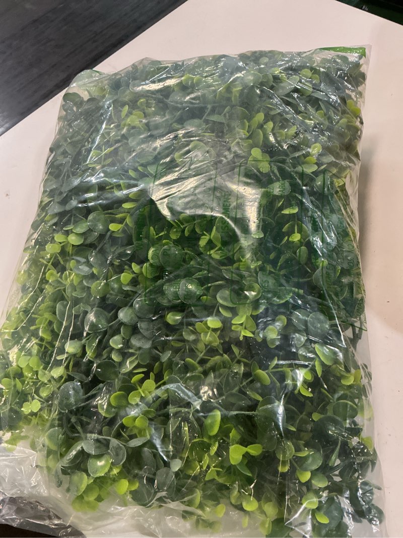 Condition photo showing Good Condition for dearhouse 6 pack faux eucalyptus garland plant, artificial vines hanging eucalyptus leaves greenery garland for wedding backdrop arch wall decor, 5.9 feet/pcs uv protected indoor outdoor