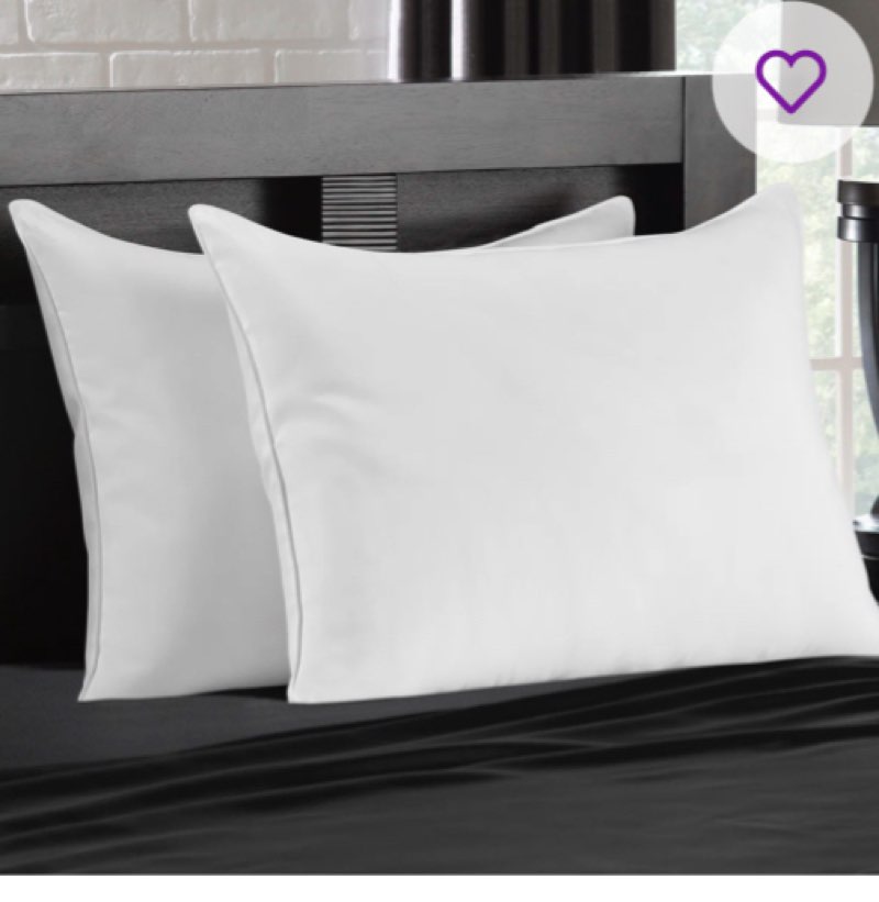Cassiopeia Signature Microfiber Pillow, Firm Density (Set of 2)