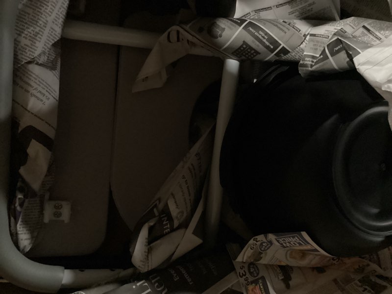 Condition photo showing Good Condition for Adjustable Medical Bedside Commode Chair with Padded Backrest, Drop Arm Support, Height Adjustable