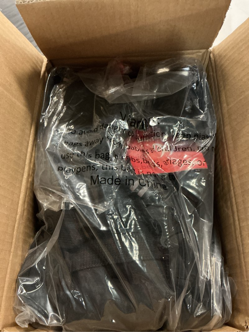 Condition photo showing New/Like New for zelus weighted vest, 6lb/8lb/12lb/16lb/20lb/25lb/30lb weight vest with reflective stripe for workout, strength training, running, fitness, muscle building, weight loss, weightlifting 20lb black