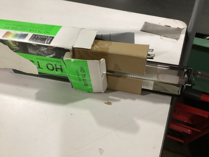 Condition photo showing New/Like New for T5 HO 10.0 UVB Light for Reptiles, 24W Light Fixture Combo Kit with Switchable 5.0 & 10.0 UVB Output, 22" Fluorescent Tube UVA UVB Reptile Light for Reptile Eco-Tanks and Aquariums 24 Watts