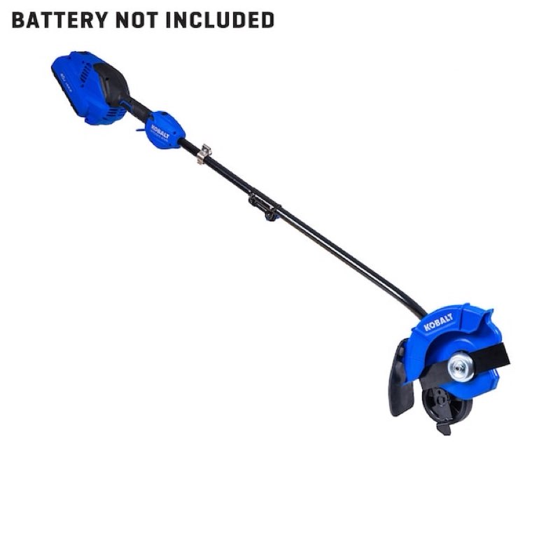 kobalt 40-volt 40-volt 9-in handheld attachment capable battery lawn edger