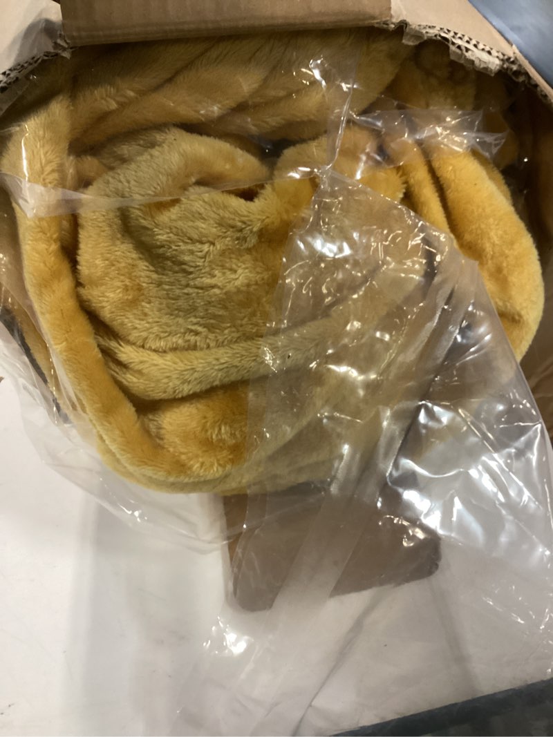 Condition photo showing Good Condition for Fredsure Distressed Velvet Sheet Set, 4 Pieces Caramel Gold Queen, Ultra Soft, Warm