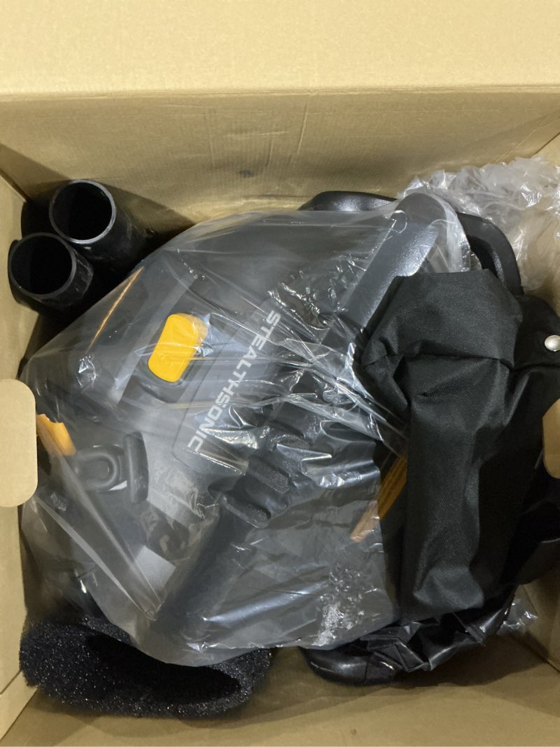 Condition photo showing Good Condition for dewalt stealthsonic quiet 12-gallon 5.5-hp corded wet/dry shop vacuum with accessories included