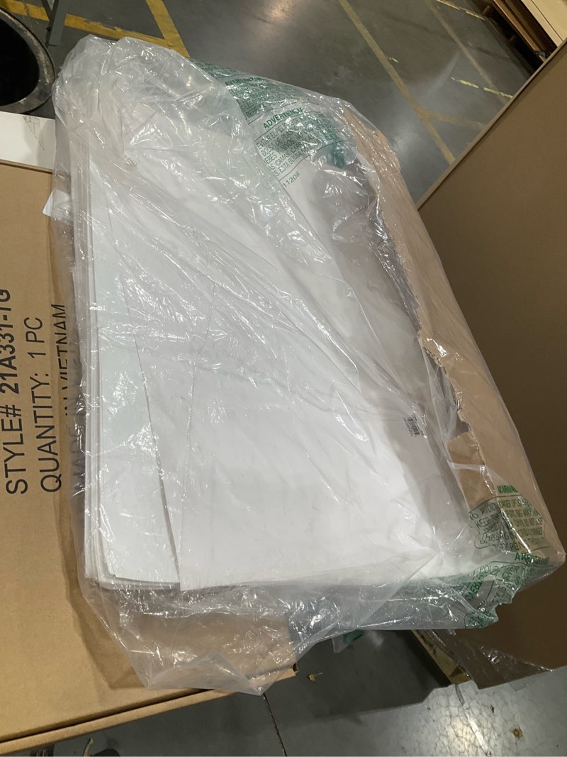 Condition photo showing As Is for ucreate pacon ucreate economy poster board, white, 22" x 28", 100 sheets/carton