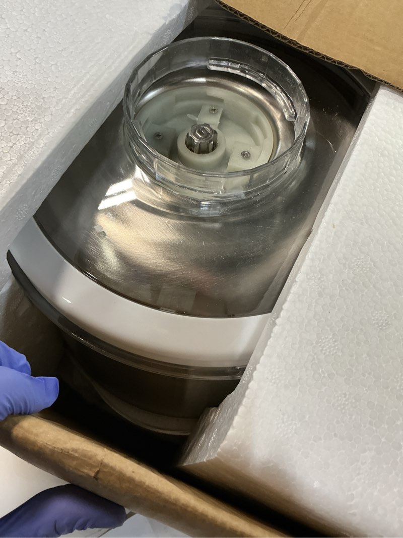 Condition photo showing As Is for Dough Mixer 7L Large Capacity Electric Dough Maker with Ferment Function for Baking Bread Dough&Pizza Dough - Dough whisk 304 Stainless Steel Blender Add water/seasoning with Top Small Window