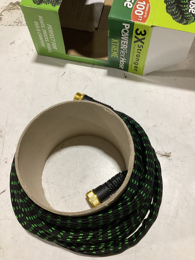 Condition photo showing Good Condition for flex-able hose flex-able xtreme hose 100ft - kink free, expandable, heavy duty, green